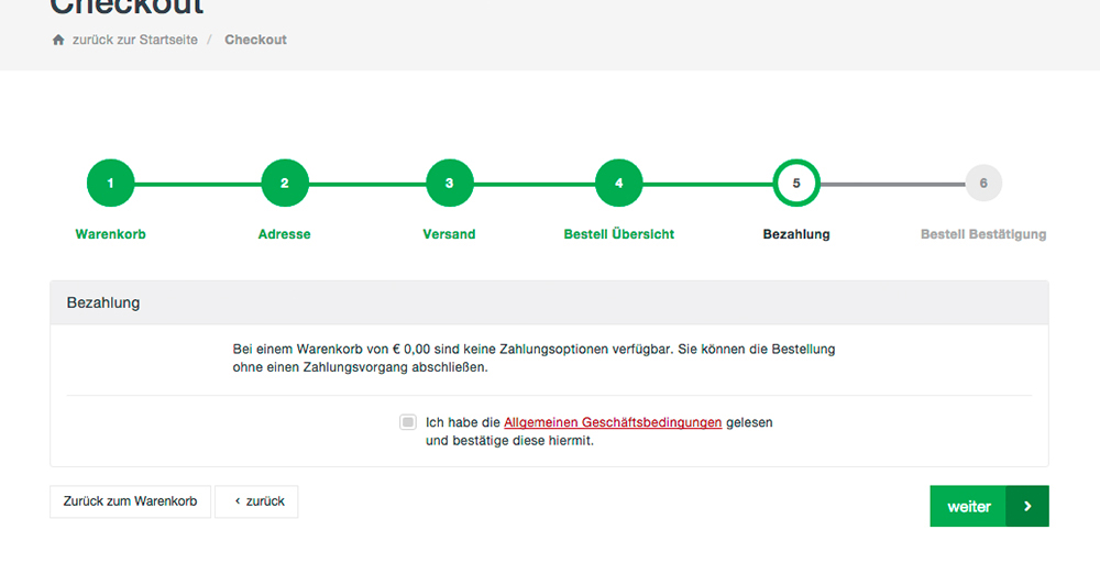 Bei Einem Warenkorb Von € 0,00 Im Online Shop Sind Keine Zahlungsoptionen Mehr Verfügbar. Die Kunden Können Die Bestellung Im Webshop Ohne Einen Zahlungsoptionen Abschließen. Diese Funktion Ist Relevant Wenn Der Fotograf Nur Downloads In Einer Bestimmten Größe Zum Kostenlosen Download Anbieten Möchte.